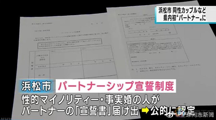 日本又有两个城市将发同性伴侣证书
