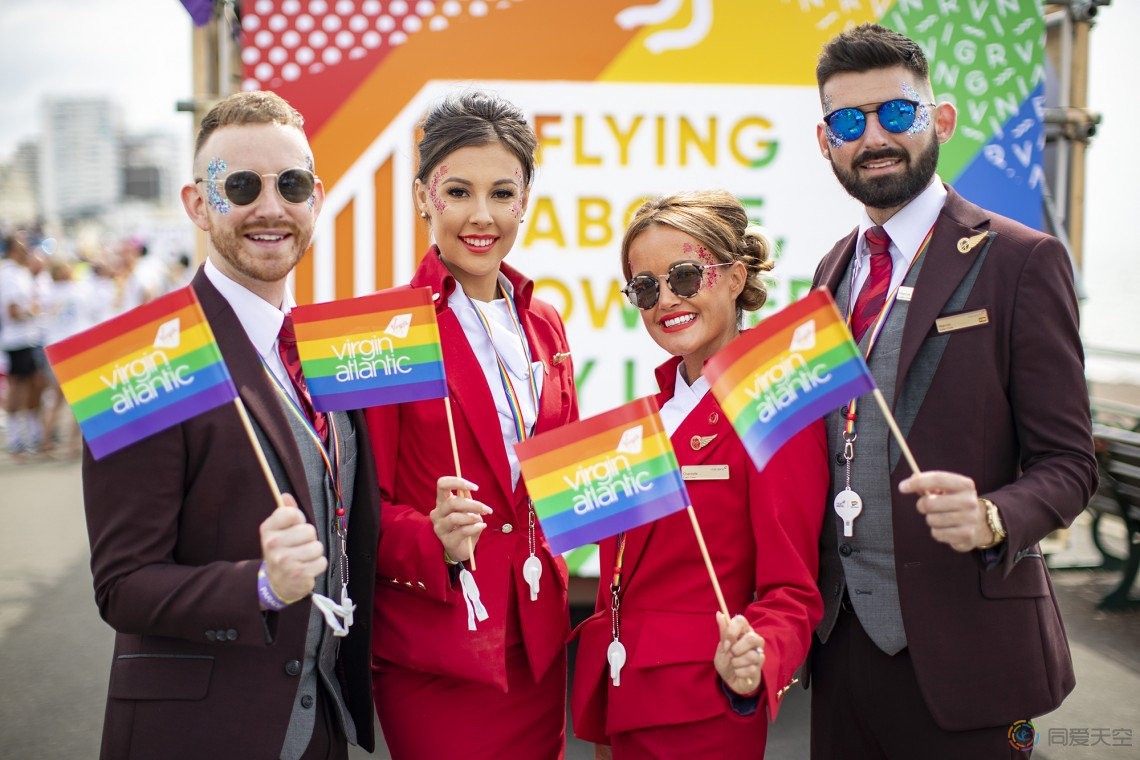 维珍航空赞助曼彻斯特同志骄傲节支持LGBTQ