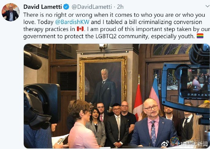 加拿大推出法案：“治疗同性恋”是犯罪