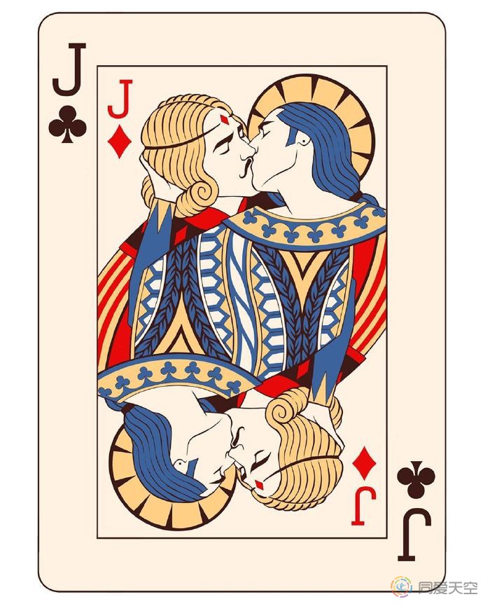 扑克牌中的“秘密情人”