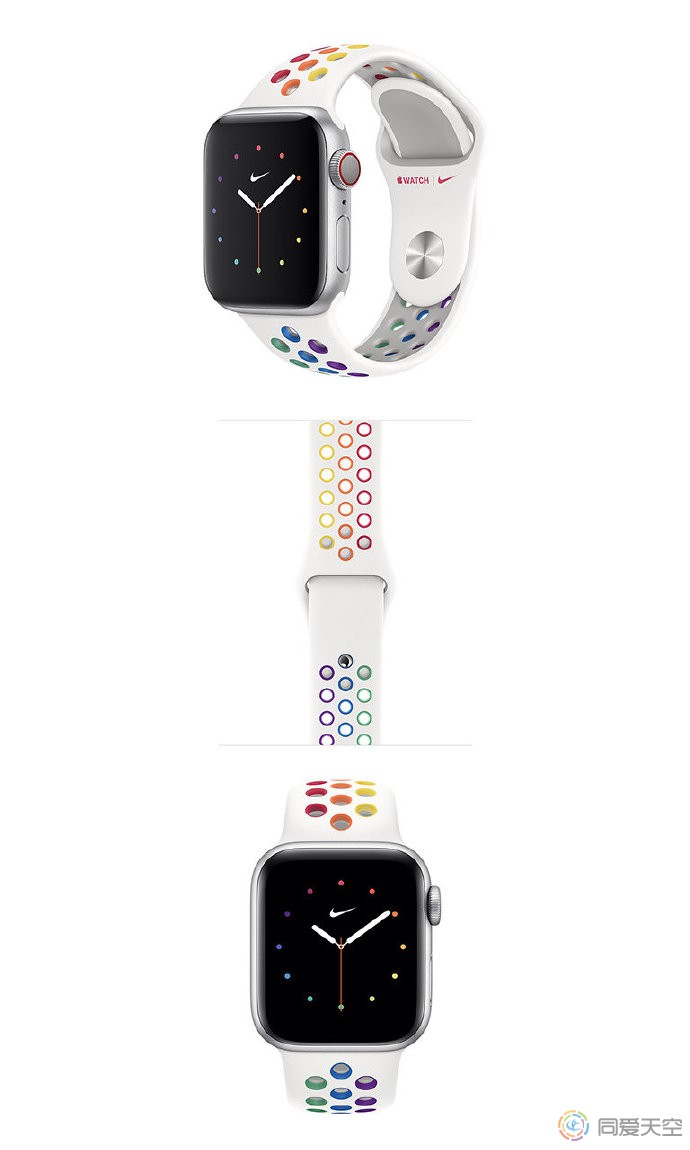 苹果与Nike推出新款彩虹表带
