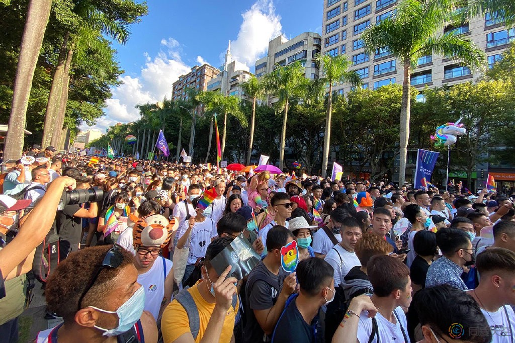 十余万人在台北庆祝同志巡游