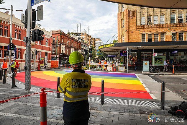 悉尼市的彩虹地景，迎接LGBT嘉年华