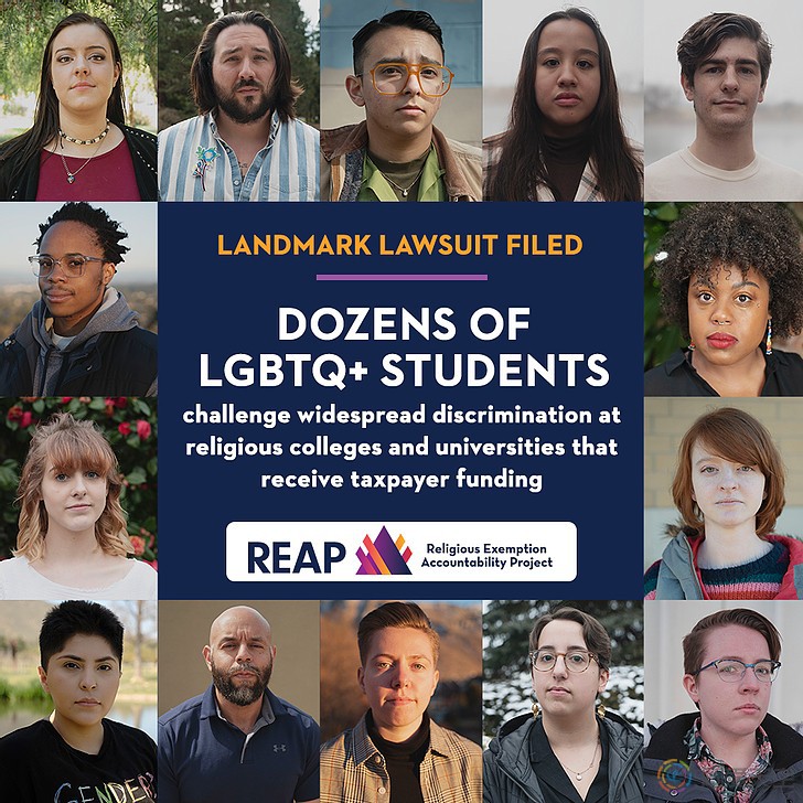 因受宗教大学歧视，多位LGBT+学生将起诉美国教育部
