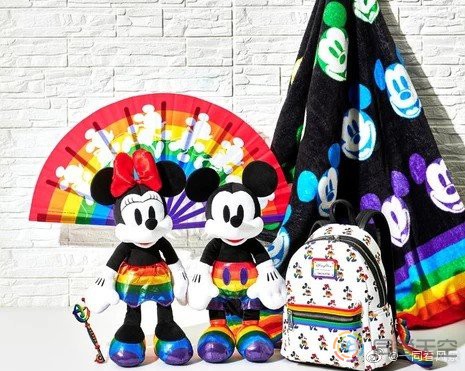 迪士尼日本推出的LGBT骄傲主题商品