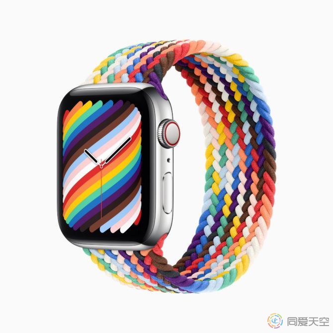 新款Apple Watch彩虹表带新增两款元素